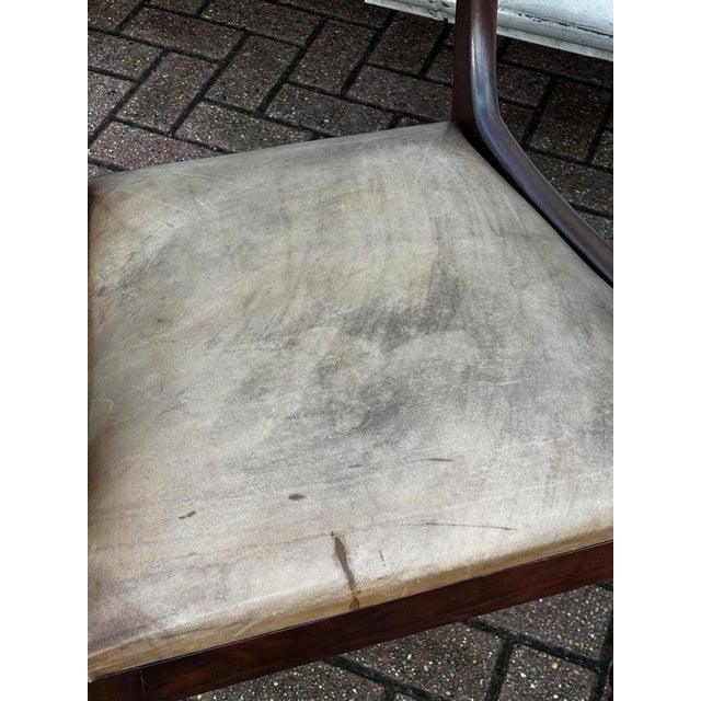 Regency Mahogany Armchairs with Leather Drop Seats, Set of 2 For Sale - Image 5 of 10