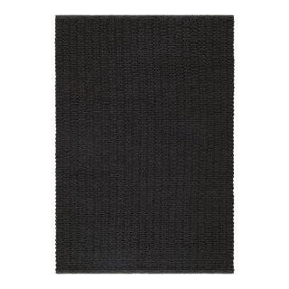 Driftwood Handmade Rug Charcoal 6x9 For Sale