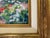 Wood Annella Low (American, 1934-2024) Original Signed and Framed Oil on Canvas C1988 Titled 'Flower Farm' For Sale - Image 7 of 15
