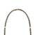 15.5 Carat Square Cut Blue Sapphire Tennis Necklace in 18k Solid Gold For Sale In New York - Image 6 of 11