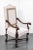 Custom Upholstered, Antique Hall Chair For Sale In Los Angeles - Image 6 of 9