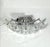 Metal Mid-Century Art Deco Modern Crystal and Chrome Wall Light from Kinkeldey, 1980s For Sale - Image 7 of 11