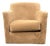 The Dune Plush Swivel Accent Chair For Sale