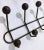 Wood Vintage Iron and Wood Ball Wall Hook For Sale - Image 7 of 7