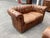 French Fabulous Pair of Vintage French Leather Chesterfield Sofas For Sale - Image 3 of 12
