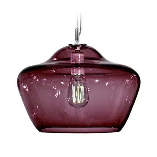 Not Yet Made - Made To Order Aura Pendant Light from the Versuvius Collection in Lilac For Sale - Image 5 of 5