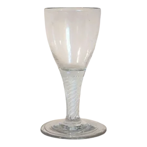 Early Double-Series Cotton Opaque Twist Stem Glass
