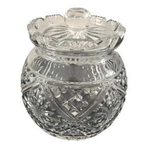 Waterford Crystal Society 1999 Samuel Miller Biscuit Jar