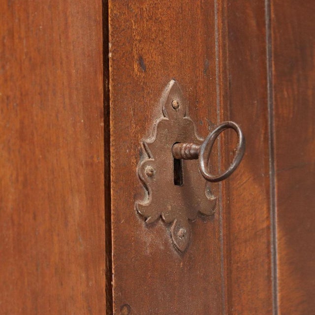 Brown Walnut Sideboard, Italy, Late 19th Century For Sale - Image 8 of 13