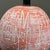 Pair of Modernist Vintage Pink Carved Ceramic Lamps With Wire Stands For Sale - Image 10 of 10