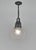 Marcel Vasseur & Muller frères A wonderful French art deco pendant in wrought iron. The richly worked fixture holds a ball...