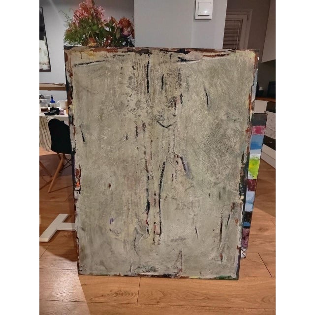 Natalia Vypritskaia, Layers: Silence Between, Texture Paste on Canvas For Sale - Image 10 of 11