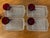 Mid-Century Modern Vintage Anchor Hocking Royal Ruby Serva-Snack Set - 9 pcs For Sale - Image 3 of 3