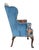 Traditional George II Mahogany Wing Chair For Sale - Image 3 of 9
