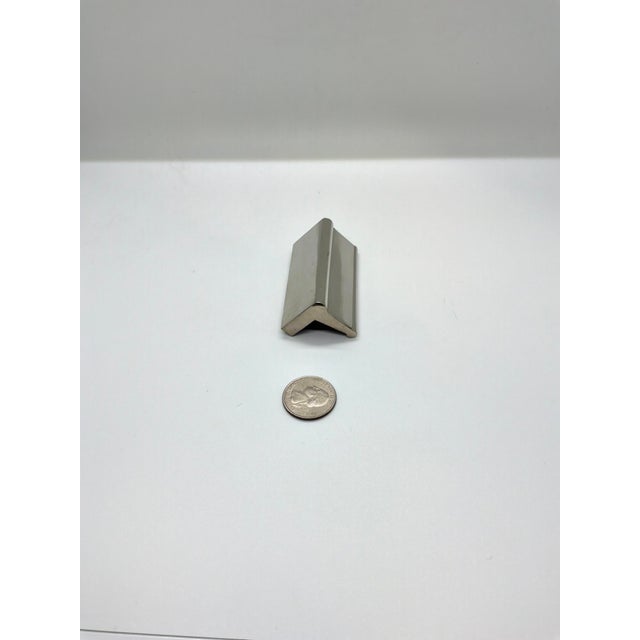 Baker Furniture Company Baker Pull Polished Nickel For Sale - Image 4 of 4