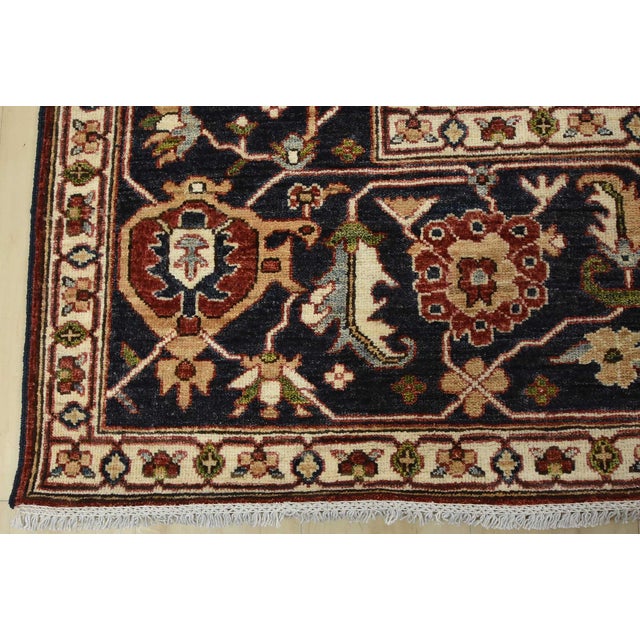 Ziegler Rug 10’1” X 13’11” Red Wool Tribal Hand-Knotted Oriental Carpet For Sale - Image 10 of 12