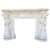 Hand Carved Marble Fireplace with Children Statues For Sale