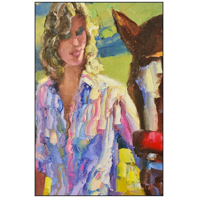 Late 20th Century Afternoon Stroll, Howard Behrens For Sale - Image 4 of 6