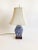 Vintage 1920s Chinese Blue and White Ginger Jar Lamp With Shade For Sale - Image 4 of 11