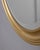 Vintage Italian Round Wall Mirror in Brass, 1970s For Sale - Image 6 of 9