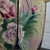 Early 20th Century Floral Table Lamp Hand Painted Porcelain Style of Royal Nippon Black Bell Shade For Sale - Image 10 of 18