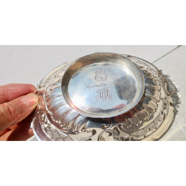 Silver Beaux Arts Sterling Bowl Dated 1902 For Sale - Image 8 of 8