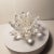 Swarovski Vintage Silver Crystal Lotus Water Lily Flower Candle Holder Oh, the Sparkle !!! Quantity 2 Available !!! Medium...
