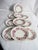 Red Vintage "Old Vine" Wedgwood Etruria & Barlaston England Set of Saucers 10 For Sale - Image 8 of 11