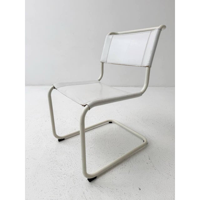 Thonet S33 All White Cantilever Chair by Mart Stam for Thonet, 1926 For Sale - Image 4 of 14
