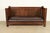 Mission L. & J. G. Stickley Antique Mission Oak Arts & Crafts Settle Sofa or Bench, Newly Refinished For Sale - Image 3 of 9