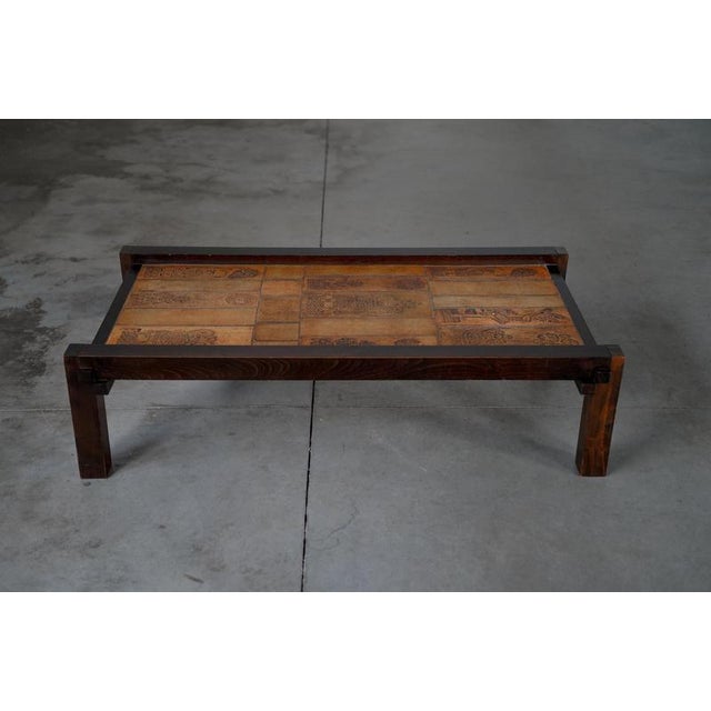 Coffee table The table is in a good condition with some traces of usage normal to its age. The signature of the maker is...