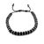 Onyx Men's Black Onyx Stone Beaded Adjustable Bracelet For Sale - Image 8 of 8