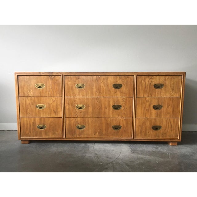 Vintage Mid Century Drexel Passage Triple Dresser With Mirror Chairish