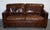 Stunning Timothy Oulton Viscount Brown Leather Two to Three Seater Sofa A stunning Timothy Oulton Viscount brown leather...