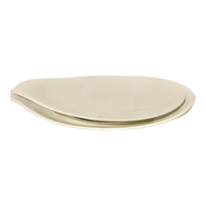 1950s Eva Zeisel 2 White Porcelain Serving Platters