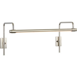 Thomas O'Brien for Visual Comfort Signature Kidd 18" Frame Mount Picture Light in Polished Nickel For Sale