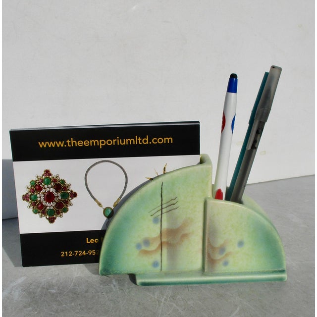 Light Green Carstens Uffrecht of Germany Art Deco Desk Caddy Circa 20s' For Sale - Image 8 of 9