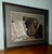Renowned pastel artist Kathleen Cook. Large painting of adorable longhair cat on tufted sofa with incredibly detailed...