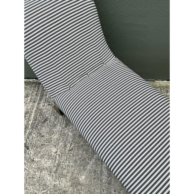 Alabaster Vintage Gilt Tipped Tufted Bench For Sale - Image 8 of 12