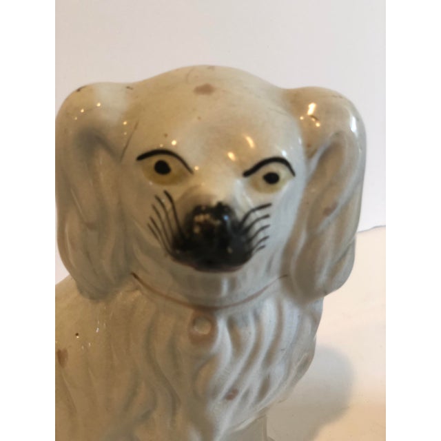 Ceramic 19th Century Victorian Staffordshire Dogs - a Pair For Sale - Image 7 of 13