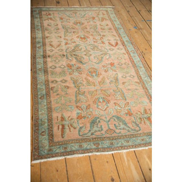 Ruby Red 1930s Vintage Persian Lilihan Floral Arabesque Wool Rug For Sale - Image 8 of 11