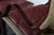Wood Bentwood Afromasia Chair in Oxblood Red Leather with Matching Ottoman - 2 Pieces For Sale - Image 7 of 11