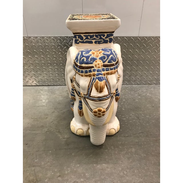 Vintage Elephant Garden Stool Chairish