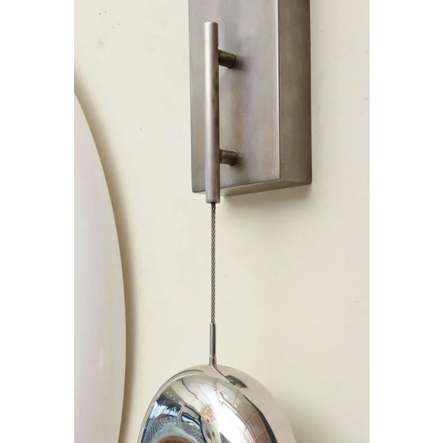 Modernist Limited Edition Suspended Wall Sculpture in Stainless Steel by Jim Martin For Sale In Miami - Image 6 of 10