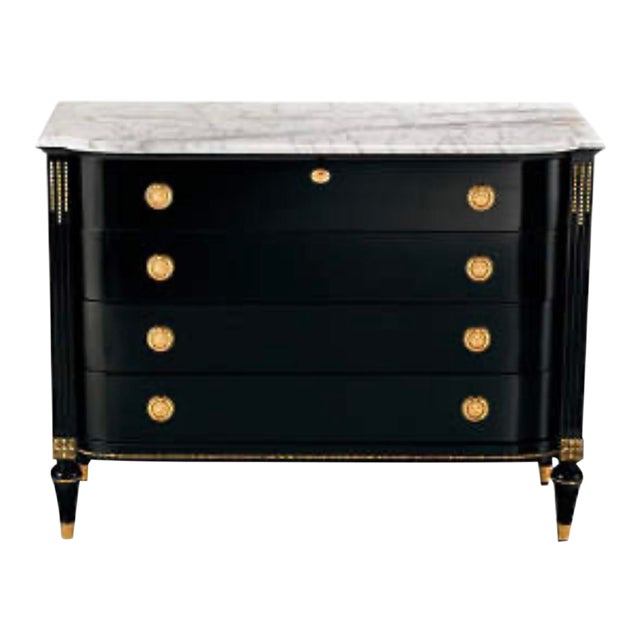 Frontgate Regency 4Drawer Bow Front Chest Night Stand Chairish