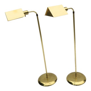 Vintage Cedric Hartman Style Floor Lamps - a Pair For Sale