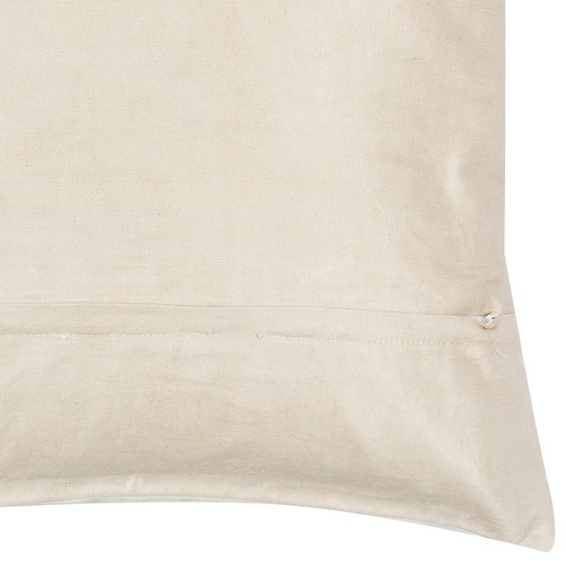 19"x21" Embroidered 100% Silk Pillowcase. Handmade Cushion. New Throw Pillow For Sale - Image 4 of 5