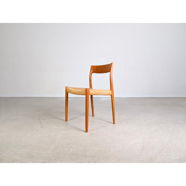 Model 77 Chair in Teak by Niels O. Møller for J.L. Møllers Møbelfabrik For Sale - Image 5 of 10