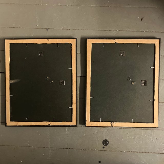 Contemporary Set of 2 Original Wayne Cunningham Abstract Collages Framed-A Pair For Sale - Image 4 of 4