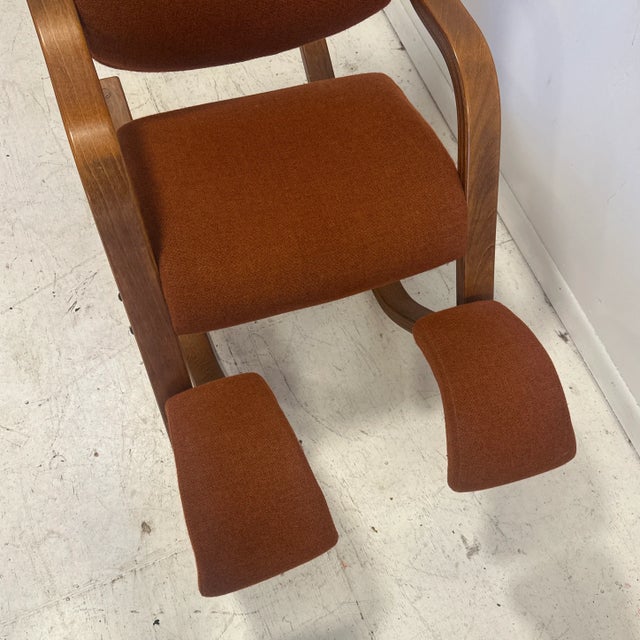 “Original vintage Gravity Balans lounge chair, designed by Peter Opsvik and manufactured by Norwegian company Varier in...